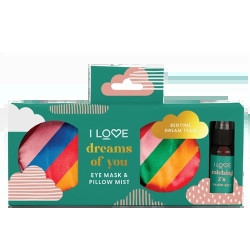 I LOVE Dreams Of You Eye Mask & Pill Mist Set