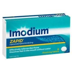 Imodium Zapid 2mg 6 Tablets