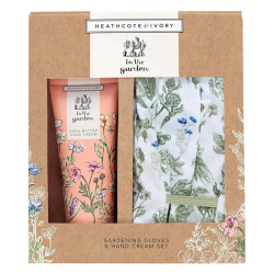 In the Garden Gardening Gloves & Hand Cream 100ml Set