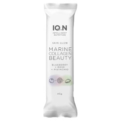 IQ.N Skin Glow Marine Collagen Beauty Bar Blueberry, Rosewater & Pistachio 45g