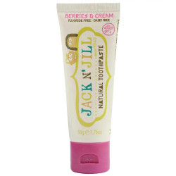 Jack n' Jill Natural Kids Toothpaste - Berries & Cream 50g