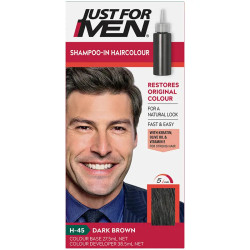 Just For Men Hair Colour H45 Dark Brown 1 Application