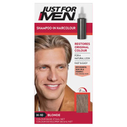 Just for Men Shampoo In Hair Colour H-10 Blonde