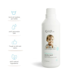 KidsBliss All-Natural Eco Laundry Liquid - Fragrance Free 1L