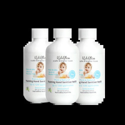 KidsBliss Bulk Buy | Alcohol-Free Foaming Hand Sanitiser - Refill 300ml x3 Unscented