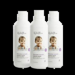 KidsBliss Bulk Buy | All-Natural Eco Laundry Liquid - Lavender 1L x3