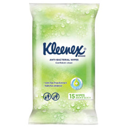 Kleenex Anti-bacterial Wipes 15 Pack