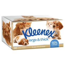 Kleenex Large & Thick Facial Tissues 95 Pack