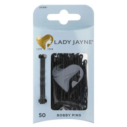 Lady Jayne Bobby Pins Black 50 Pack