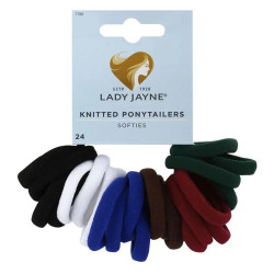 Lady Jayne Knitted Ponytailers Softies Basic 24 Pack