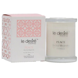 Le Desire Aromatherapy Soy Candle - Peace Orchid Magnolia 298g