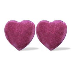 Love Spell Heart Bubble Bath Bomb 135g - Pack of 2