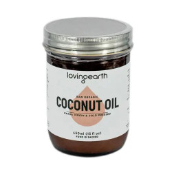 Loving Earth Raw Organic Coconut Oil 450g