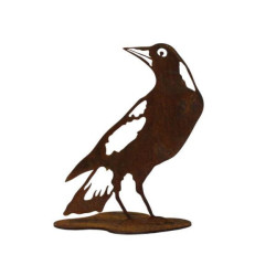 Magpie Stand 2 Garden Art