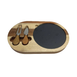Marble Cutting Board With Knives Set