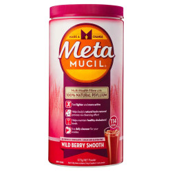 Metamucil Daily Fibre Supplement Wild Berry Smooth 114 Doses