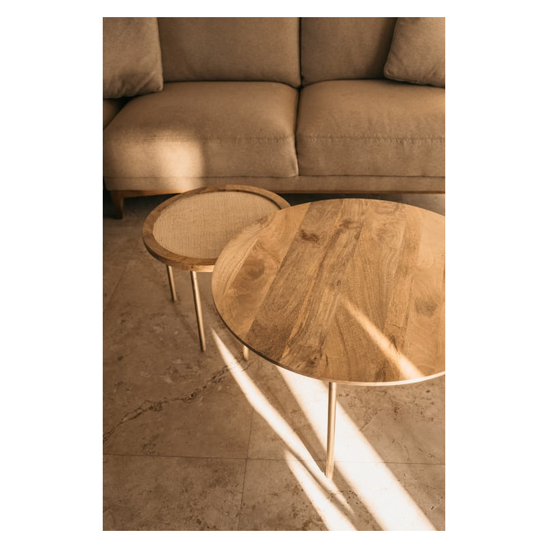 Scandinavian Minimalist Coffee Table  Oak