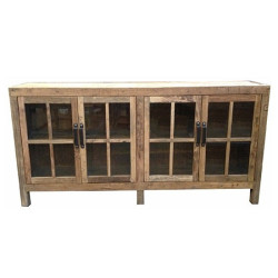 MF Natural Sideboard with Glass Door
