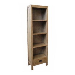 MF Oak 1-Drawer Bookshelf