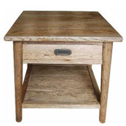 MF Tiffany 1-Drawer Lamp Table