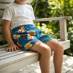Miramara Designs - Alan kids shorts-blue stripes