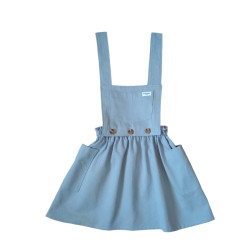 Miramara Designs - Bella girls pinafore blue