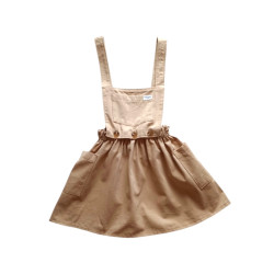 Miramara Designs - Bella girls pinafore sand