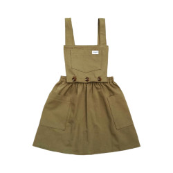 Miramara Designs - Bella girls pinafore seaweed