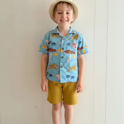 Miramara Designs - Ben boys shorts-mustard