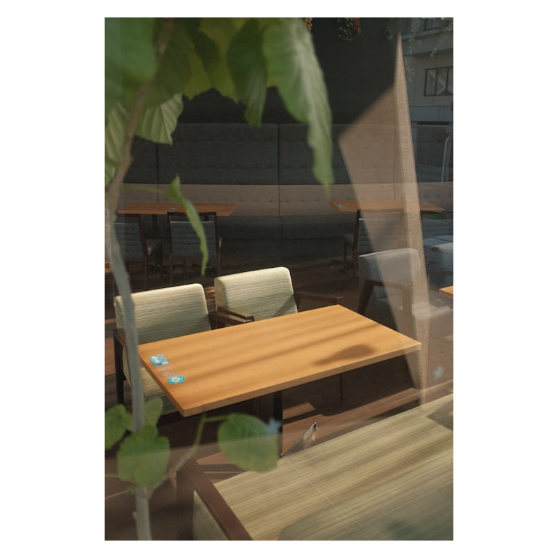 Solid Bamboo Desk  Natural Finish