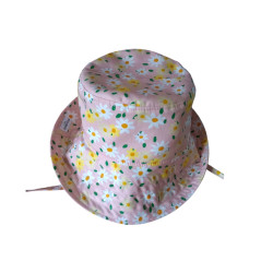 Miramara Designs - Bucket hat pink daisy