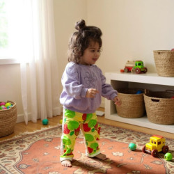Miramara Designs - Charlie kids unisex pants-apples