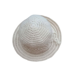 Miramara Designs - Cream crochet hat