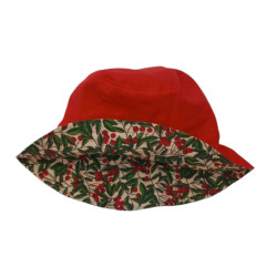 Miramara Designs - Eva reversible hat red