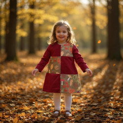 Miramara Designs - Girls Patchwork Dress-Alice