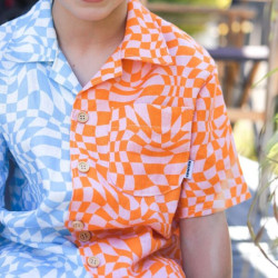 Miramara Designs - Kids linen shirt-checkered