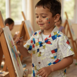 Miramara Designs - Kids Linen Shirt-Crossroads