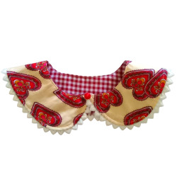 Miramara Designs - Licitar Gingham Detachable Collar