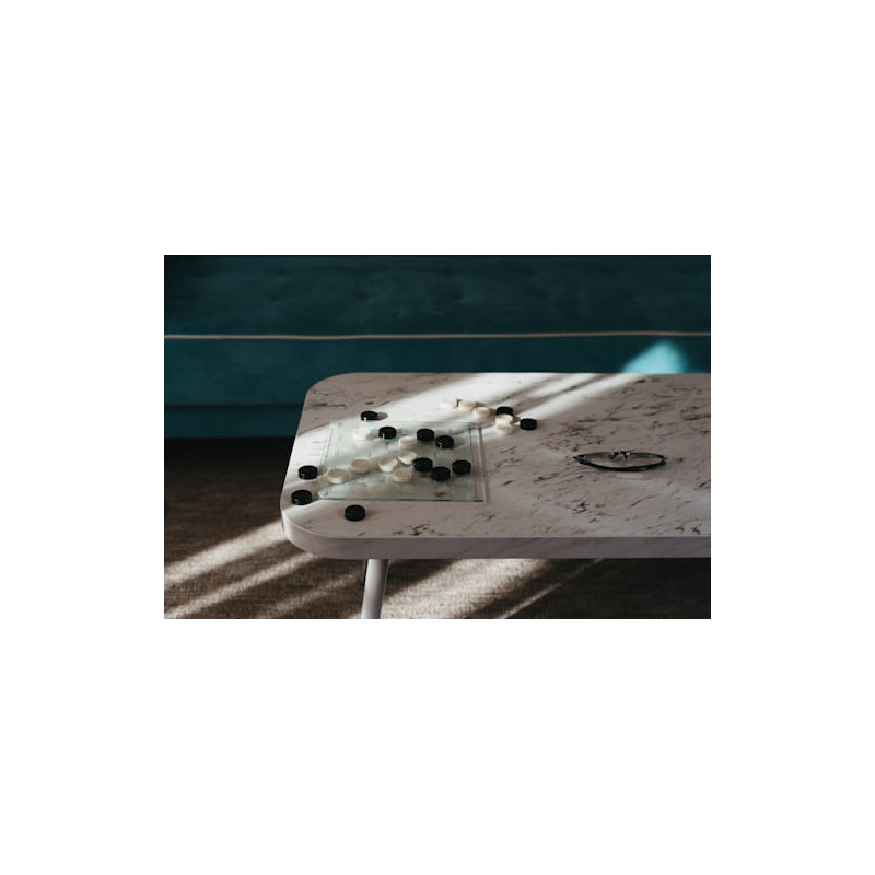 Accent Console Table  Marble Top