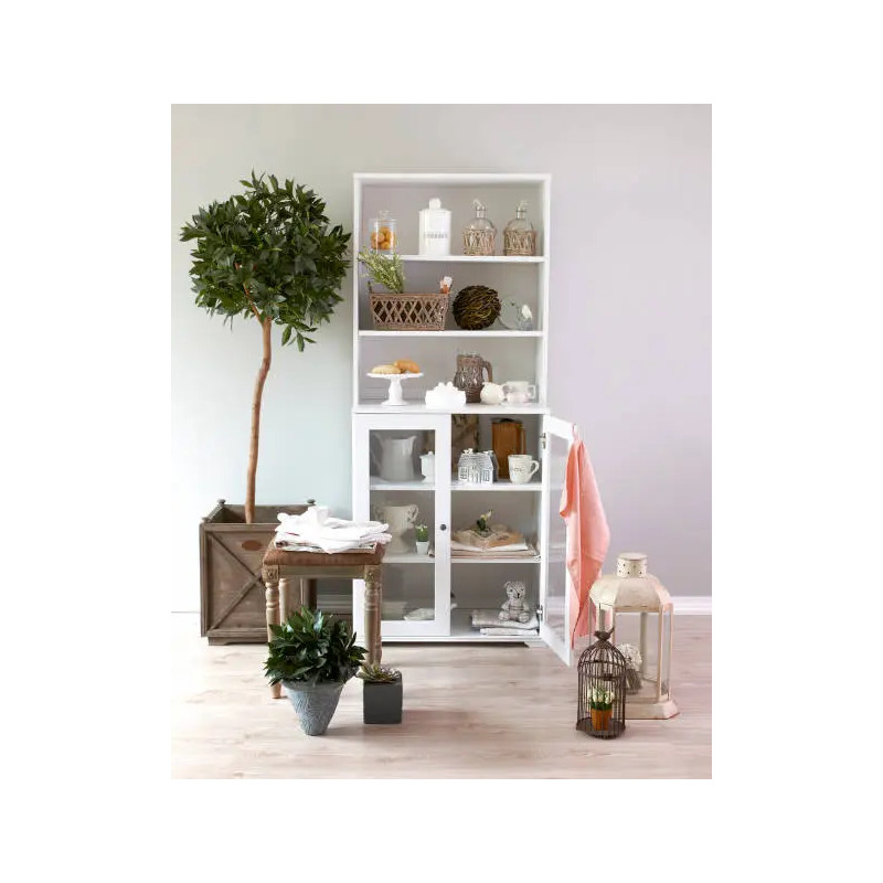 Wooden Display Cabinet  White
