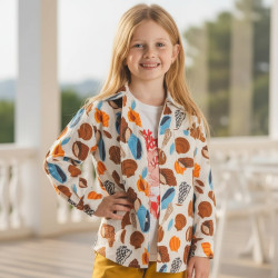 Miramara Designs - Robin kids linen shirt-white