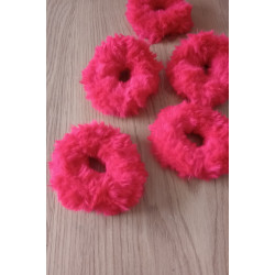 Miramara Designs - Tina scrunchie red fluffy
