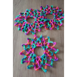 Miramara Designs - Tina scrunchie-multicolor-lace