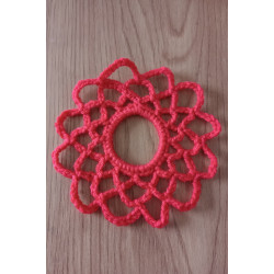 Miramara Designs - Tina scrunchie-orange-lace