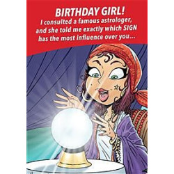 Most Influence Over You Greeting Card Comic