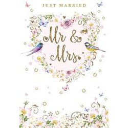 Mr and Mrs Greeting Card