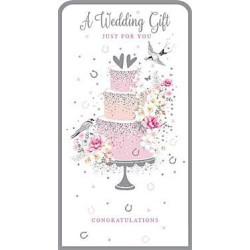 MWallet Wedding Piz CC Wedding Cake Greeting Card