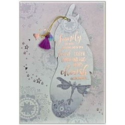 Mystical Spirit Bookmark Family Heart Cherish Greeting Card Lisa Pollock