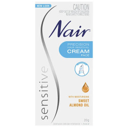 Nair Sensitive Precision Facial Hair Remover Cream 20g