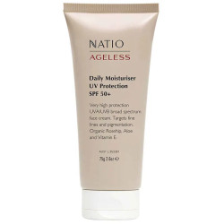 Natio Ageless Daily Moisturiser UV Protection SPF 50+ 75g